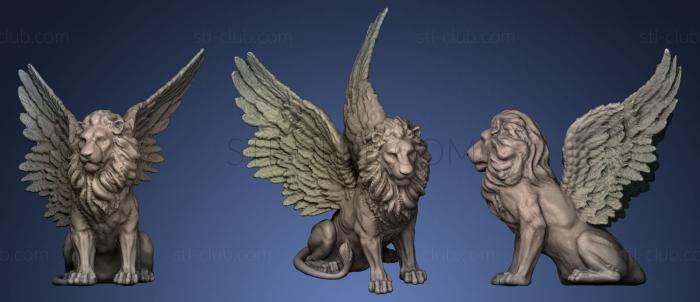 Winged Lion statue